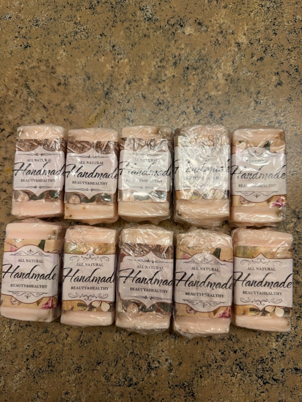 Homemade All-Natura Soap (Rose)